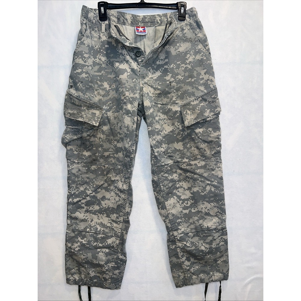 VTG Propper Camouflage Cargo Pants Men's Medium 34 x 32 Green Camo Ripstop